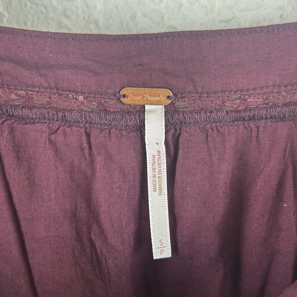 Perfect FREE PEOPLE Sunny Days Ahead Ruffle Crop Top small - Picture 6 of 8